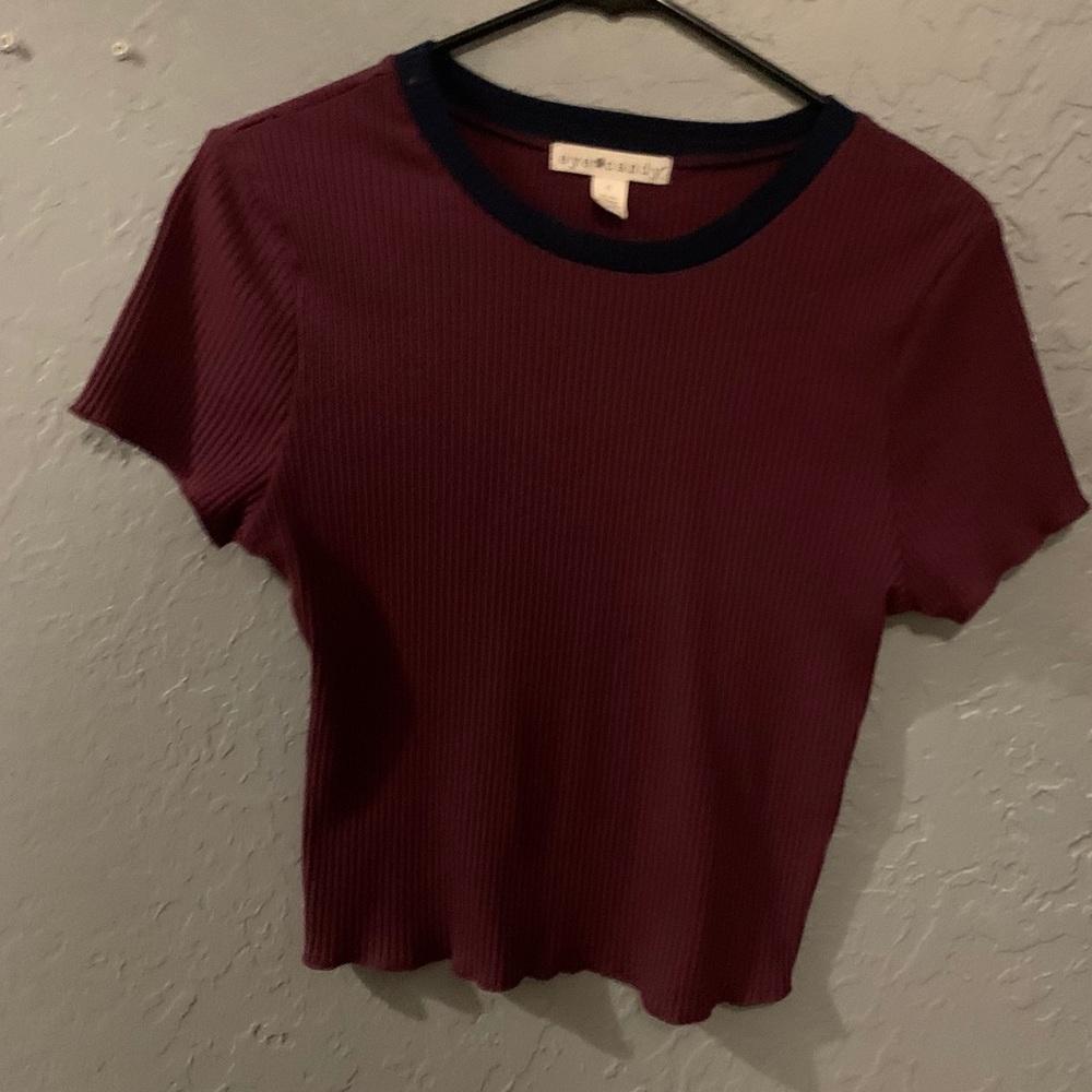 Purple croptop